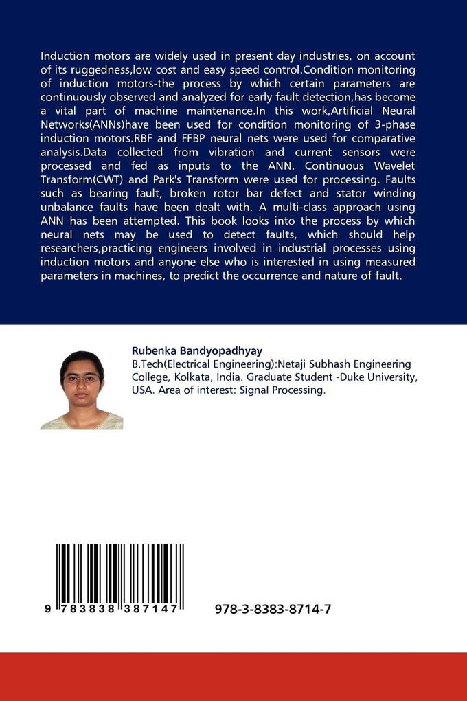 Weitere Ansicht: Condition Monitoring of Induction Motors | Rubenka Bandyopadhyay