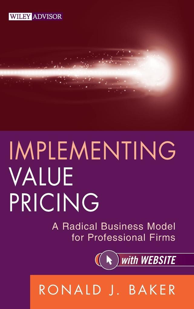 Produktbild: Implementing Value Pricing | Ronald J Baker