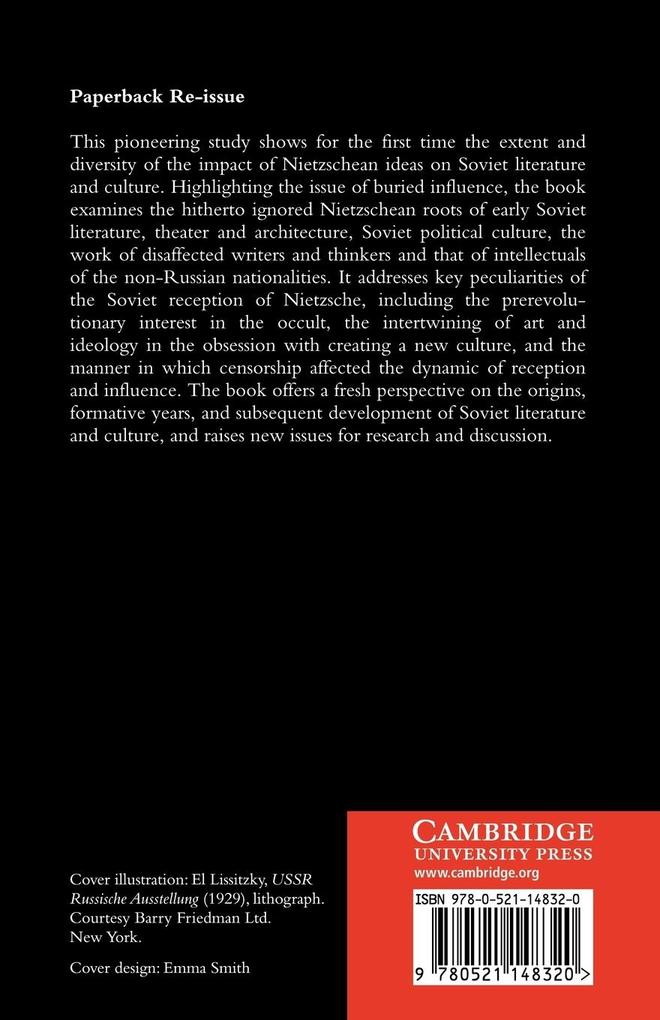 Weitere Ansicht: Nietzsche and Soviet Culture