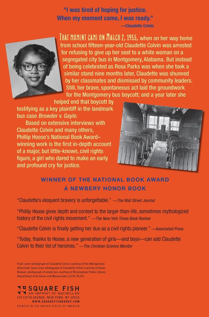 Weitere Ansicht: Claudette Colvin | Phillip Hoose