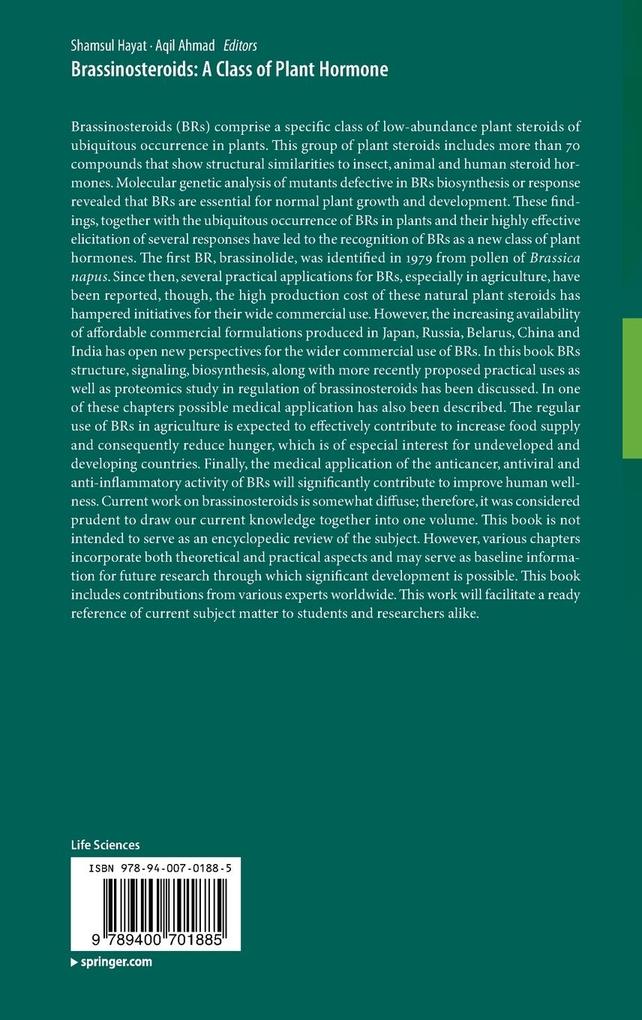 Weitere Ansicht: Brassinosteroids: A Class of Plant Hormone