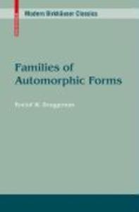 Produktbild: Families of Automorphic Forms | Roelof W. Bruggeman