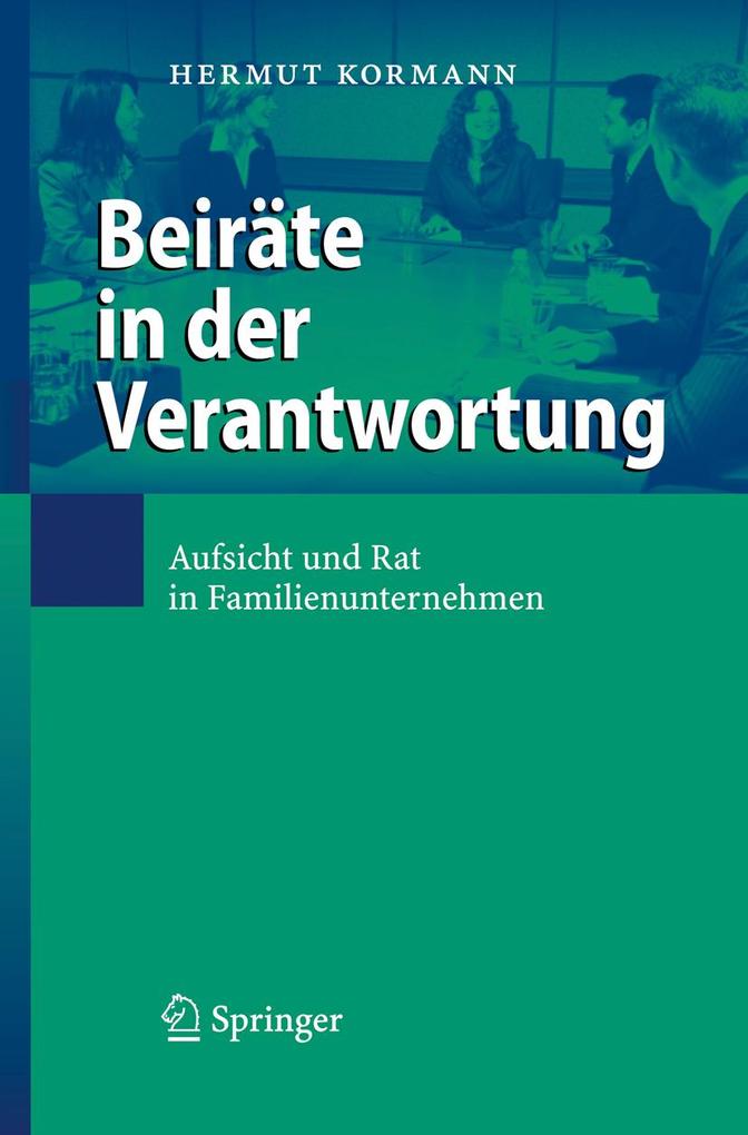 Produktbild: Beiräte in der Verantwortung | Hermut Kormann