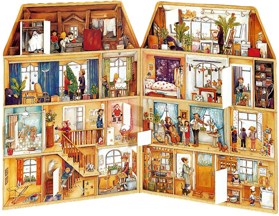 Weitere Ansicht: "Adventskalender ""Im Weihnachtshaus"""