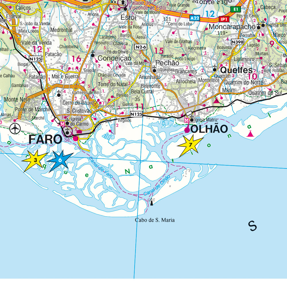 Weitere Ansicht: Algarve 1 : 150 000