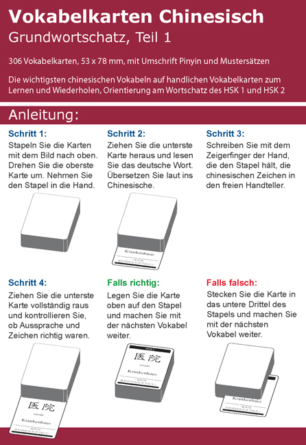 Weitere Ansicht: Vokabelkarten Chinesisch Grundwortschatz 01 | Hefei Huang, Dieter Ziethen