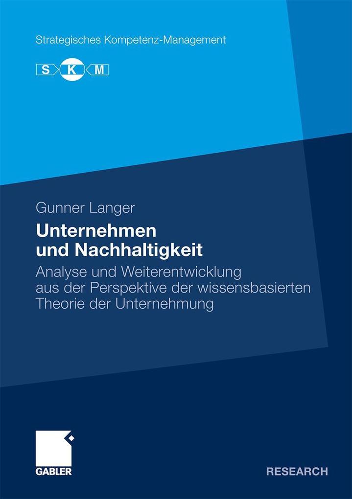 Produktbild: Unternehmen und Nachhaltigkeit | Gunner Langer