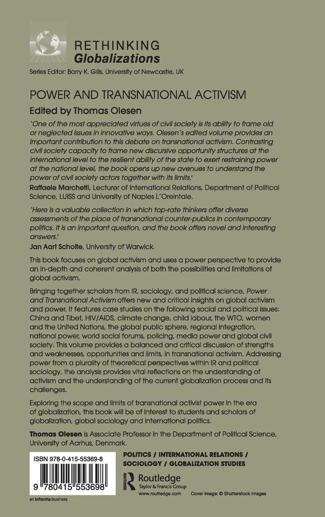 Weitere Ansicht: Power and Transnational Activism