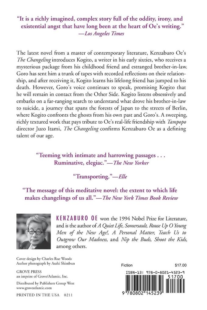 Weitere Ansicht: The Changeling | Kenzaburo Oe