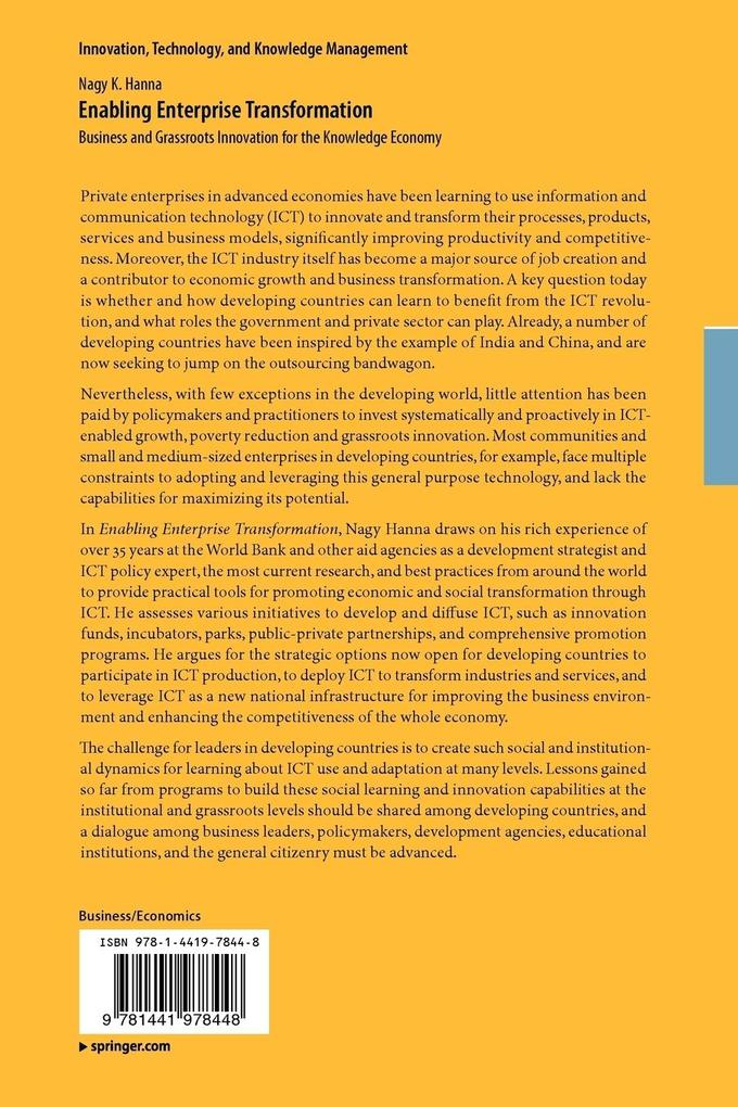 Weitere Ansicht: Enabling Enterprise Transformation | Nagy K. Hanna