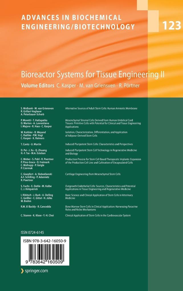 Weitere Ansicht: Bioreactor Systems for Tissue Engineering II