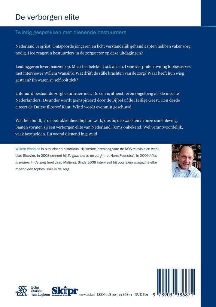 Weitere Ansicht: De verborgen elite | Willem Wansink