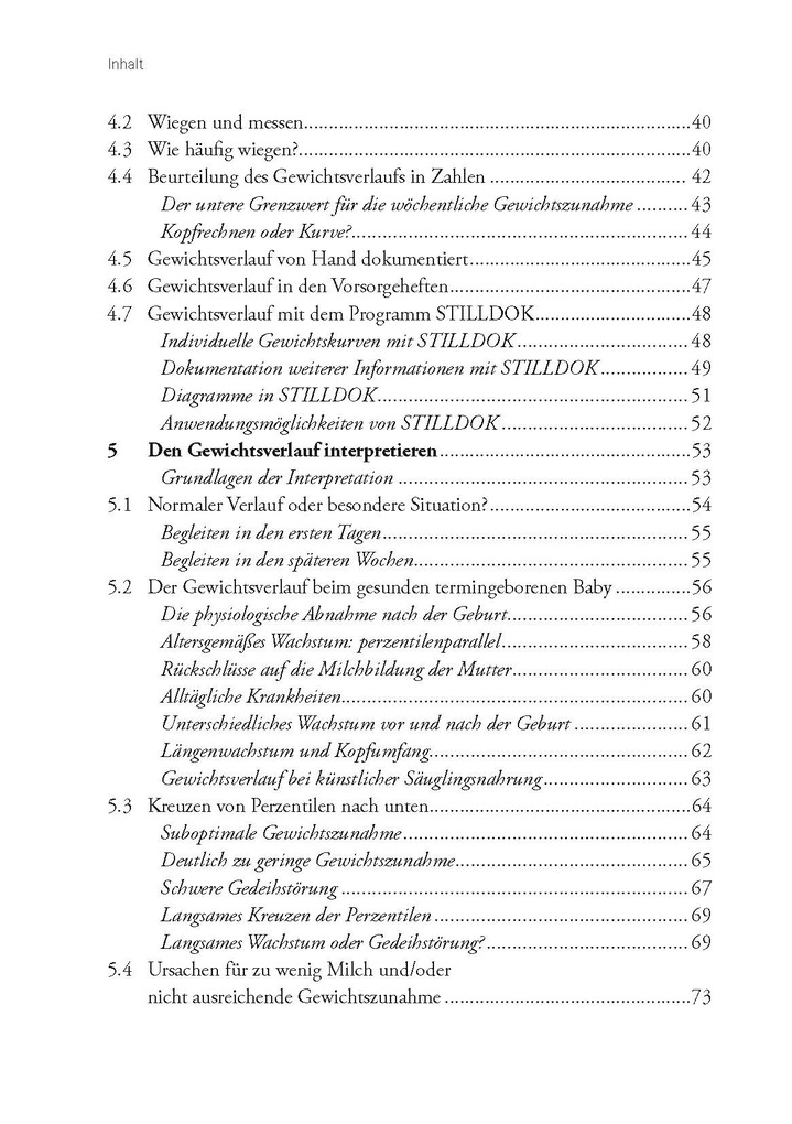 Weitere Ansicht: Gewichtsverlauf und Stillen | Márta Guóth-Gumberger