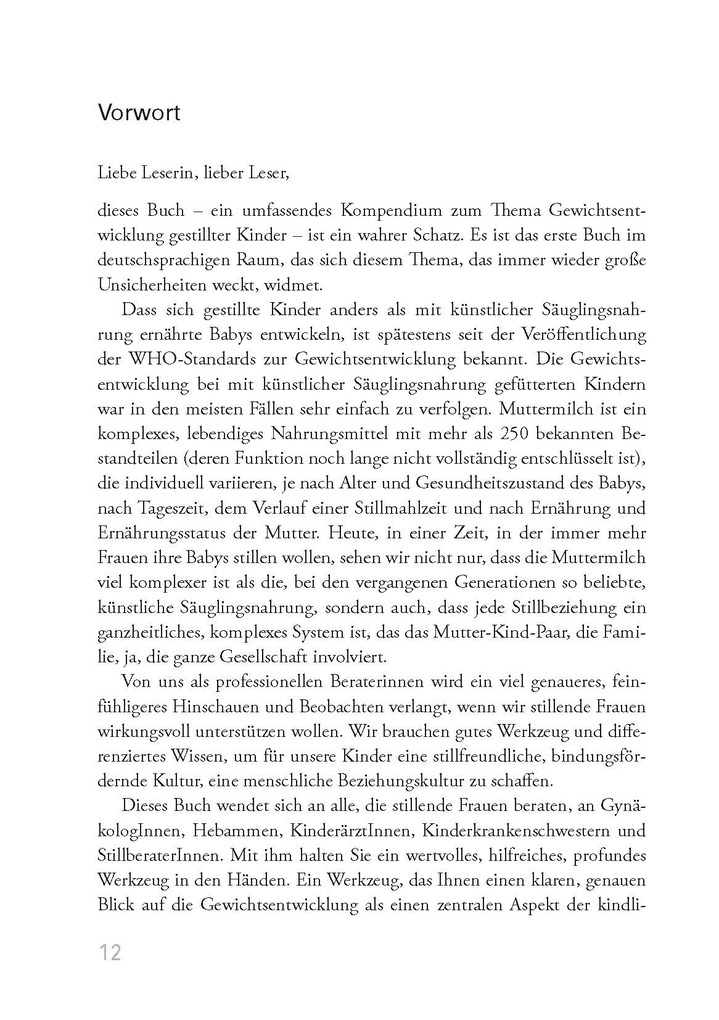 Weitere Ansicht: Gewichtsverlauf und Stillen | Márta Guóth-Gumberger
