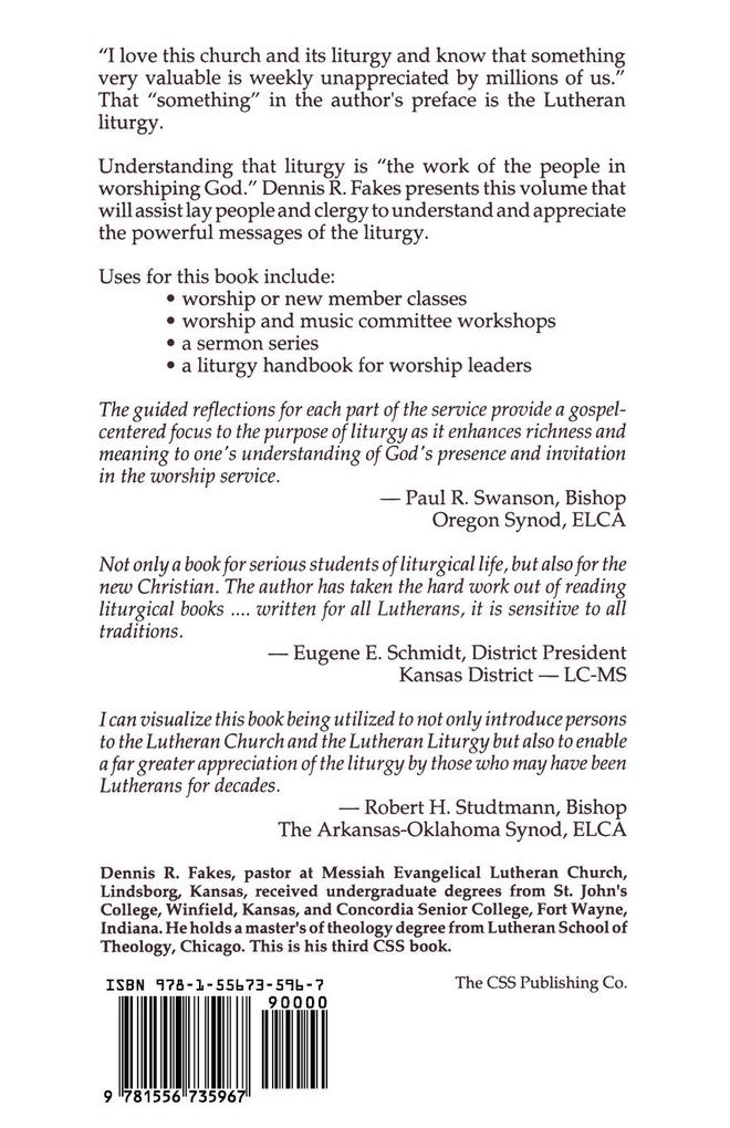 Weitere Ansicht: EXPLORING OUR LUTHERAN LITURGY | Dennis R Fakes