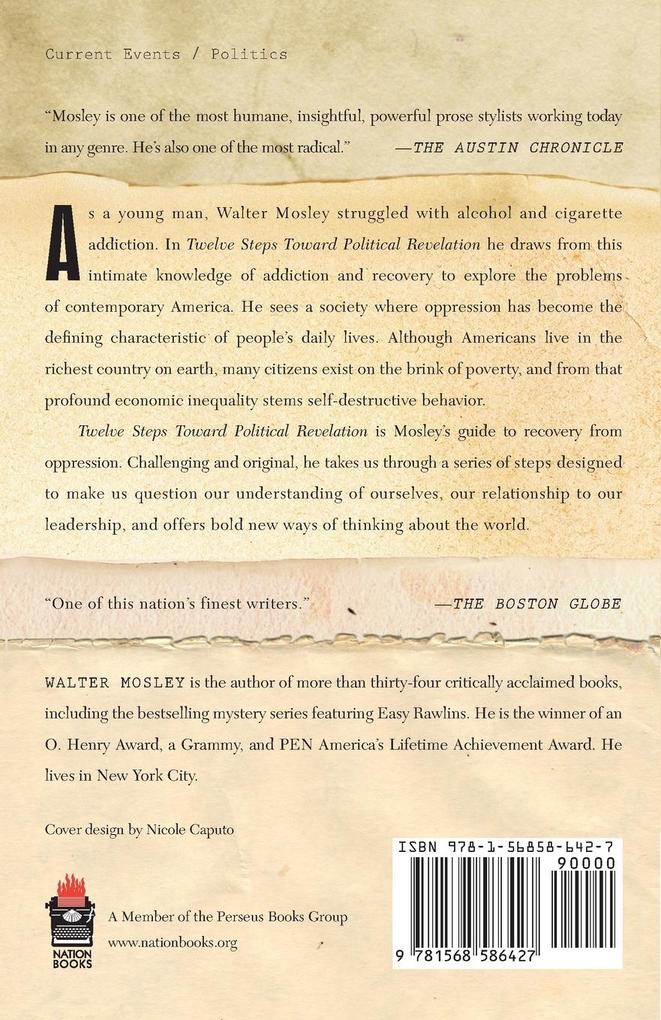 Weitere Ansicht: Twelve Steps Toward Political Revelation | Walter Mosley