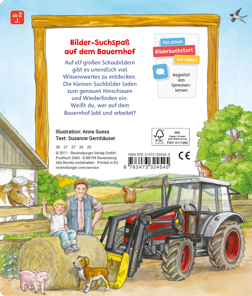 Weitere Ansicht: Sachen suchen: Auf dem Bauernhof - Wimmelbuch ab 2 Jahren | Susanne Gernhäuser