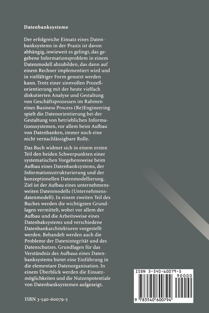 Weitere Ansicht: Datenbanksysteme | Roland Gabriel, Heinz-Peter Röhrs