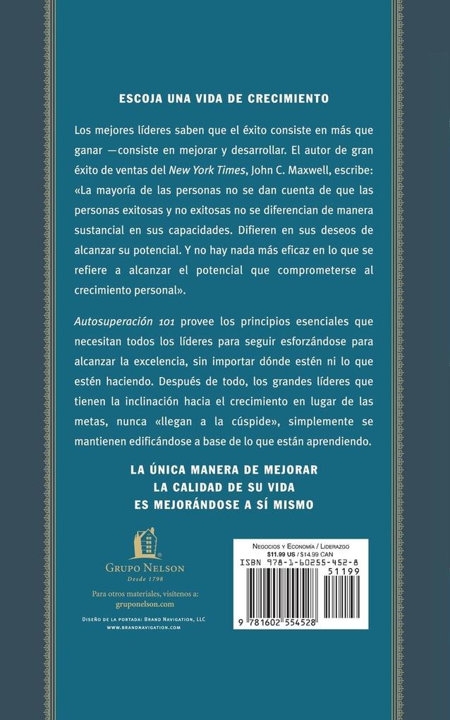 Weitere Ansicht: Autosuperacion 101 = Self-Improvement 101 | John C. Maxwell