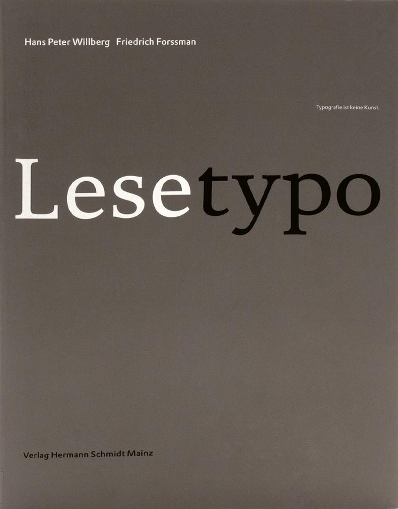 Produktbild: Lesetypografie | Hans Peter Willberg, Friedrich Forssmann, Hans P Willberg
