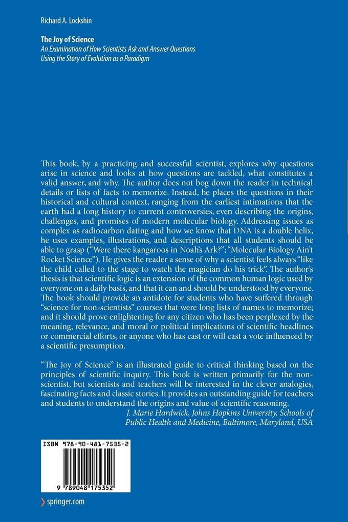 Weitere Ansicht: The Joy of Science | Richard A. Lockshin
