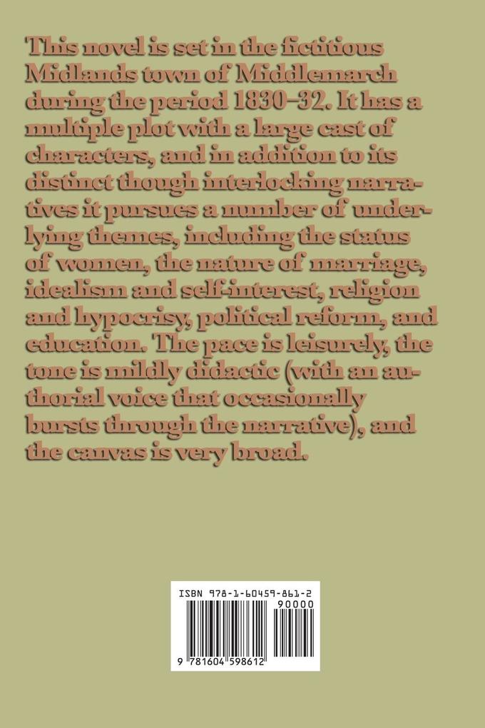 Weitere Ansicht: Middlemarch | George Elliot