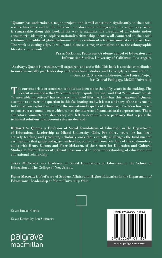 Weitere Ansicht: Rituals and Student Identity in Education | R. Quantz