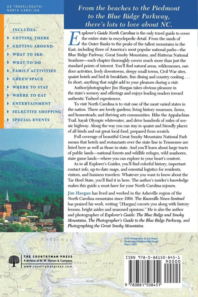 Weitere Ansicht: An Explorer's Guide North Carolina | Jim Hargan