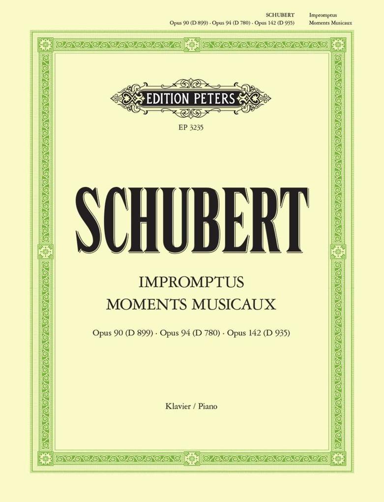 Produktbild: Impromptus, Moments Musicaux | Franz Schubert