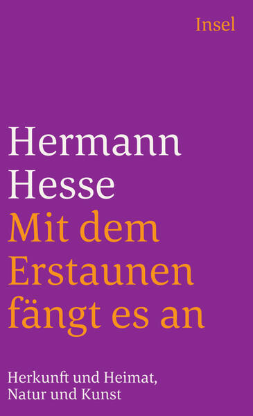 Produktbild: Mit dem Erstaunen fängt es an | Hermann Hesse