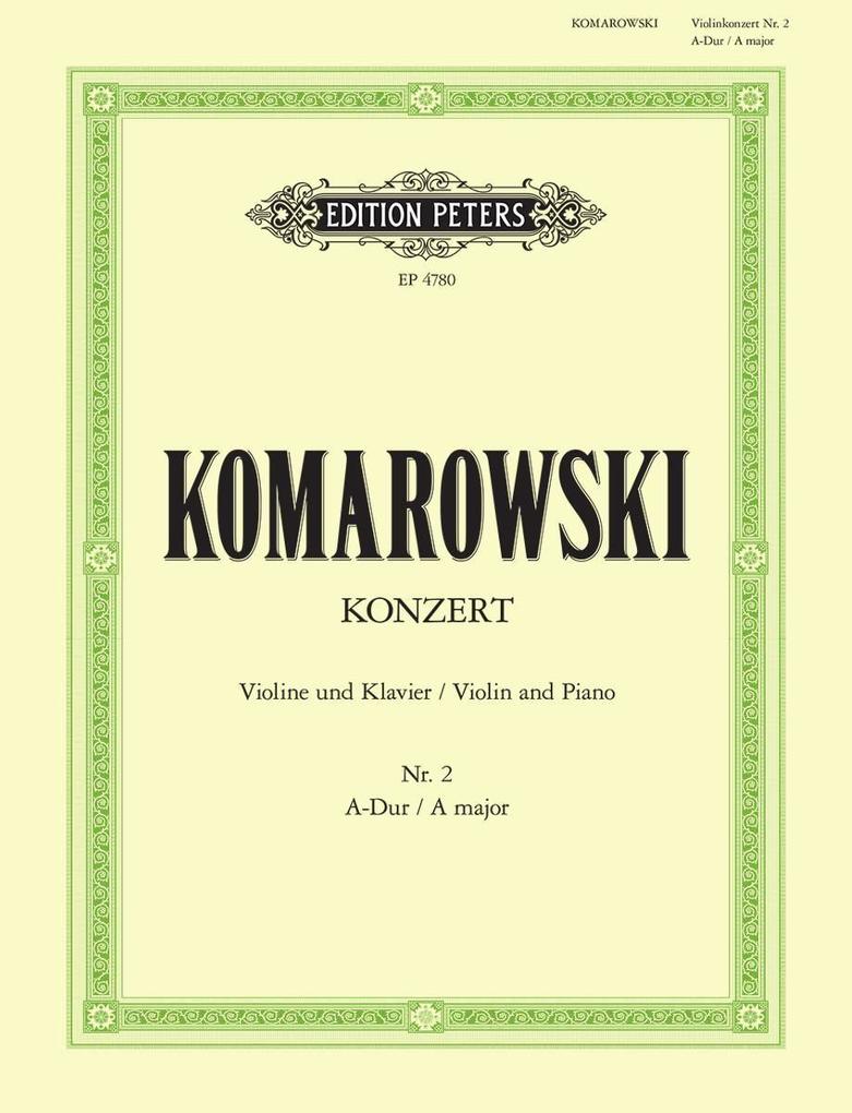 Produktbild: Konzert Nr. 2 A-Dur | Anatoli Komarowski