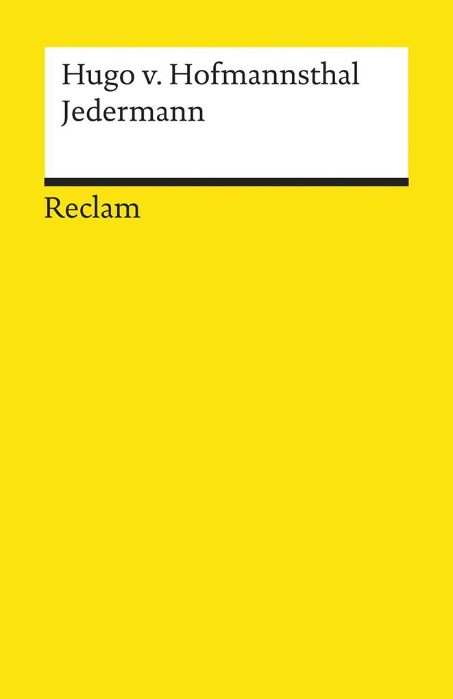 Produktbild: Jedermann | Hugo Hofmannsthal