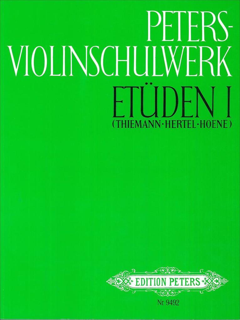 Produktbild: Peters-Violinschulwerk: Etüden, Band 1