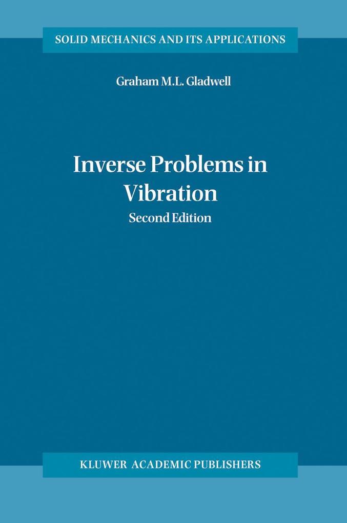 Produktbild: Inverse Problems in Vibration | G. M. L. Gladwell, Graham M. L. Gladwell