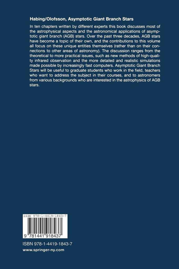 Weitere Ansicht: Asymptotic Giant Branch Stars