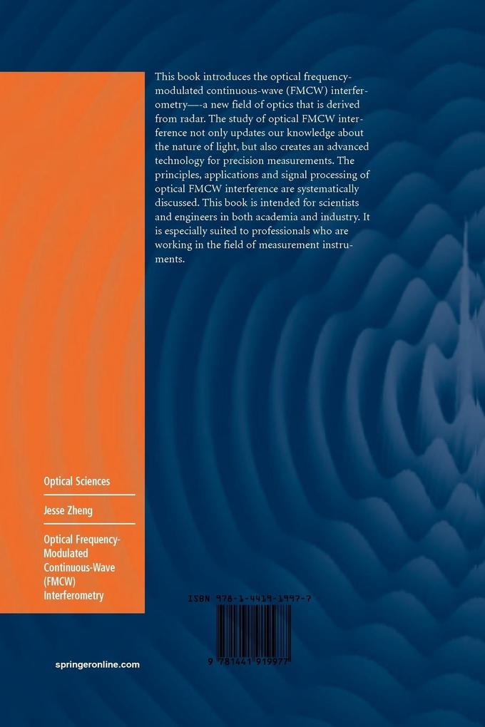 Weitere Ansicht: Optical Frequency-Modulated Continuous-Wave (FMCW) Interferometry | Jesse Zheng