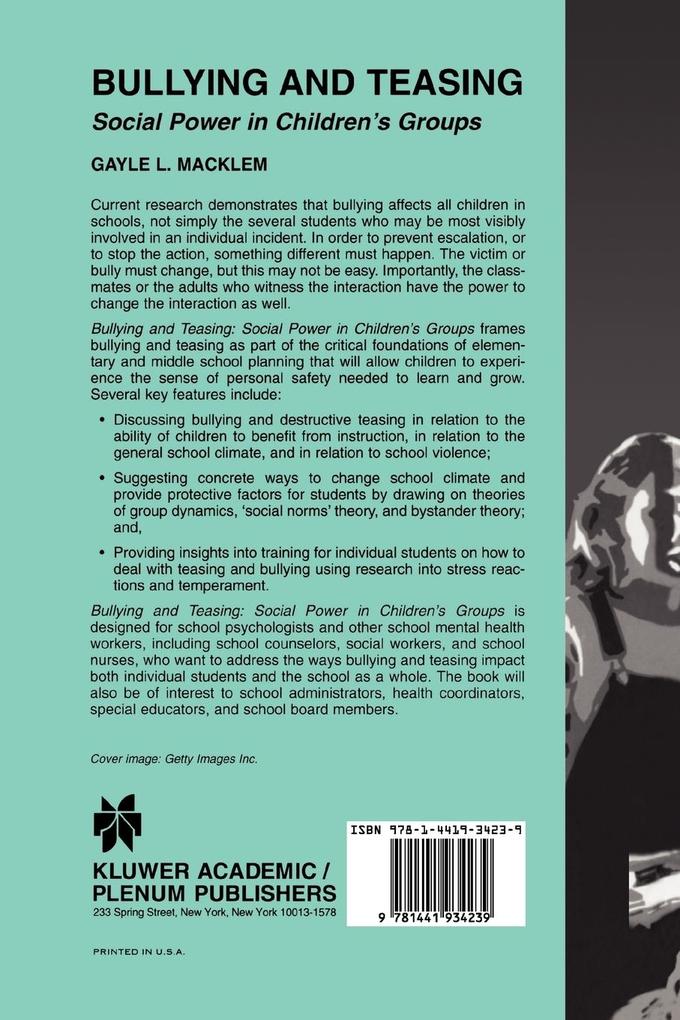 Weitere Ansicht: Bullying and Teasing | Gayle L. Macklem