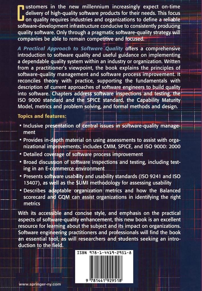 Weitere Ansicht: A Practical Approach to Software Quality | Gerard O'Regan