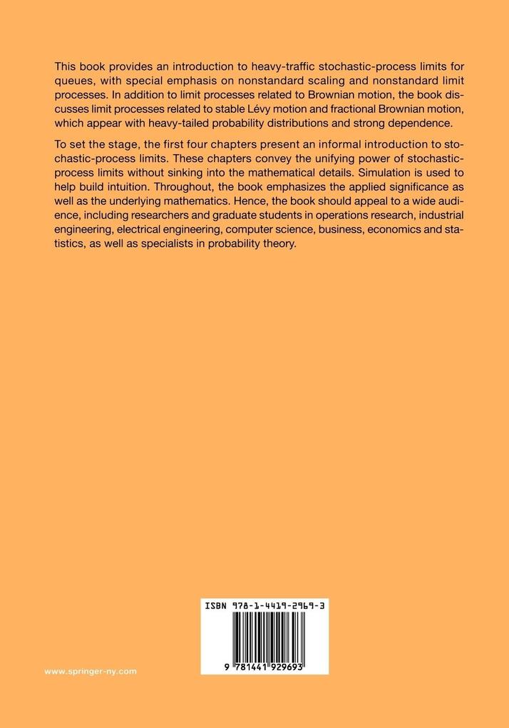Weitere Ansicht: Stochastic-Process Limits | Ward Whitt