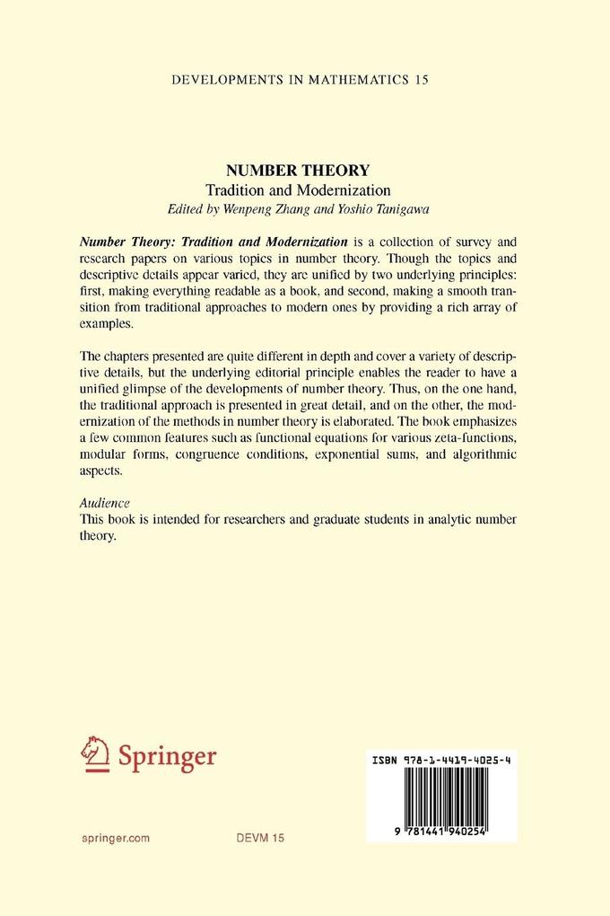 Weitere Ansicht: Number Theory