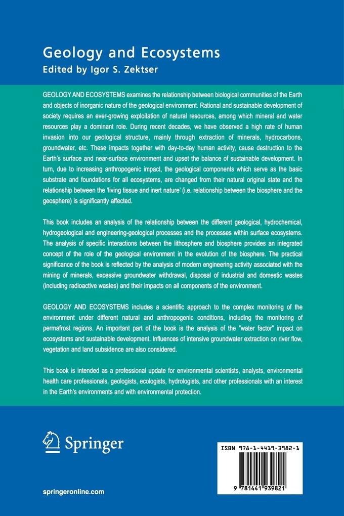 Weitere Ansicht: Geology and Ecosystems