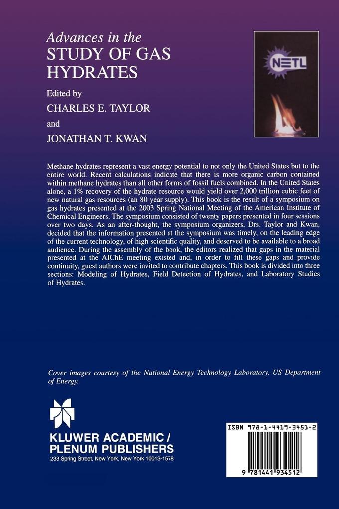 Weitere Ansicht: Advances in the Study of Gas Hydrates