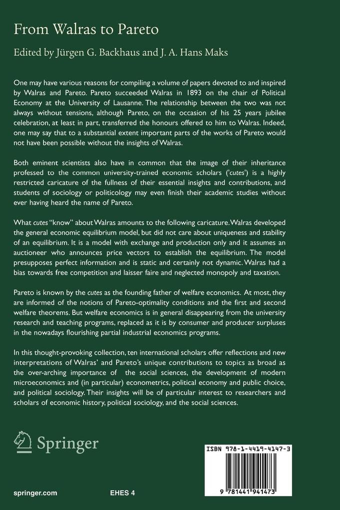 Weitere Ansicht: From Walras to Pareto