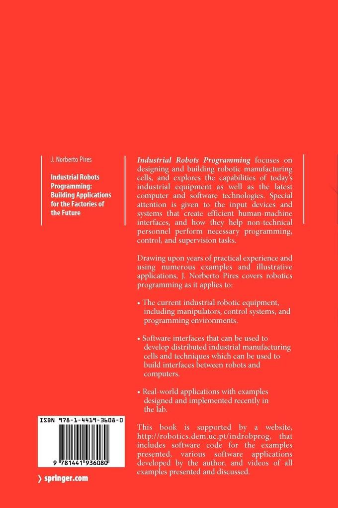 Weitere Ansicht: Industrial Robots Programming | J. Norberto Pires