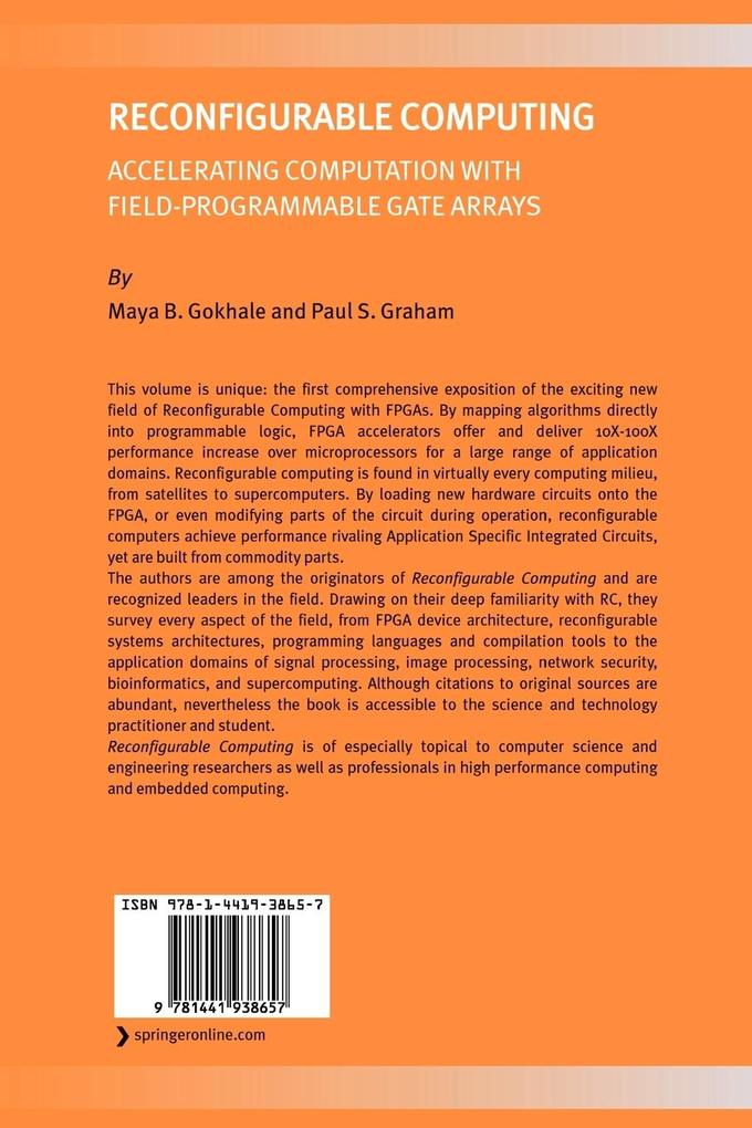 Weitere Ansicht: Reconfigurable Computing | Maya B. Gokhale, Paul S. Graham