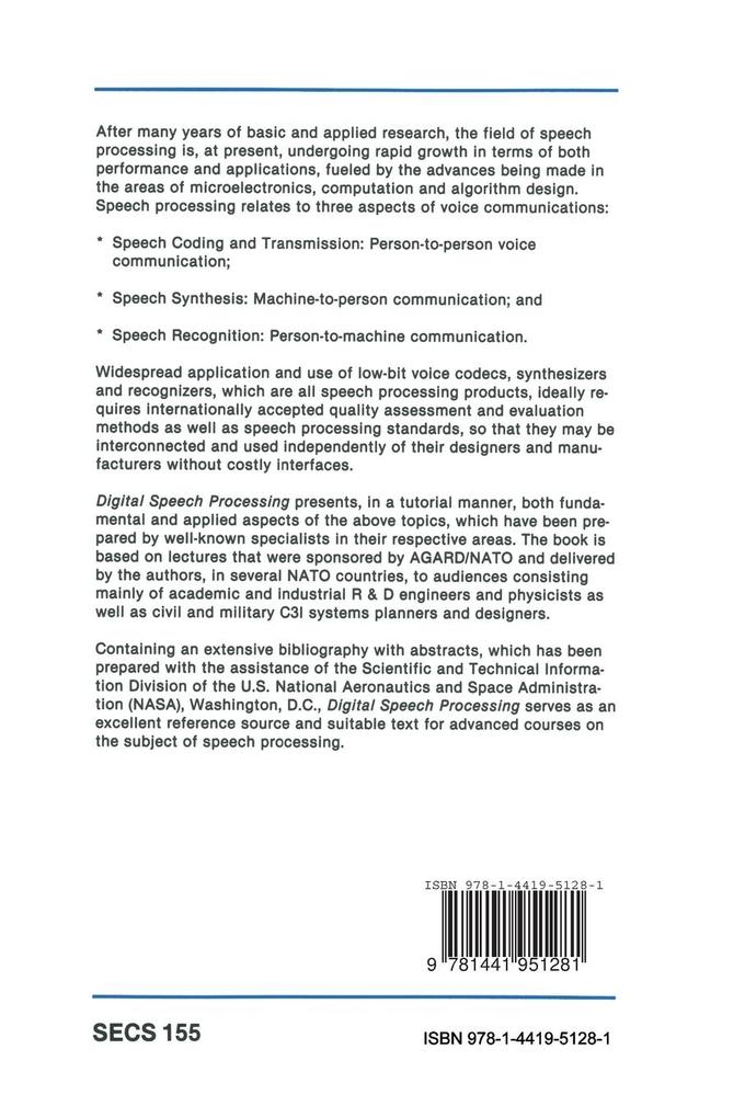 Weitere Ansicht: Digital Speech Processing