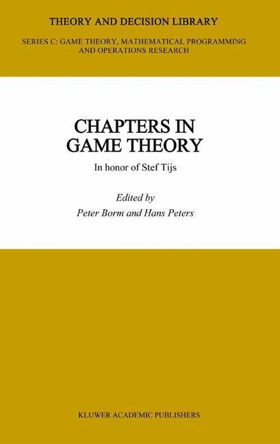 Weitere Ansicht: Chapters in Game Theory