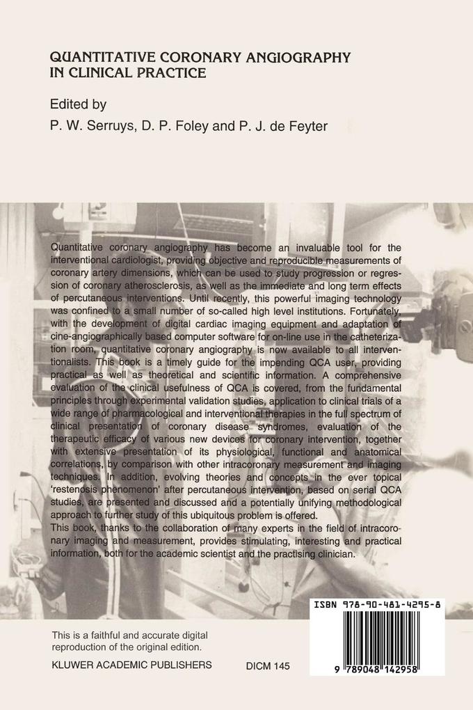 Weitere Ansicht: Quantitative Coronary Angiography in Clinical Practice
