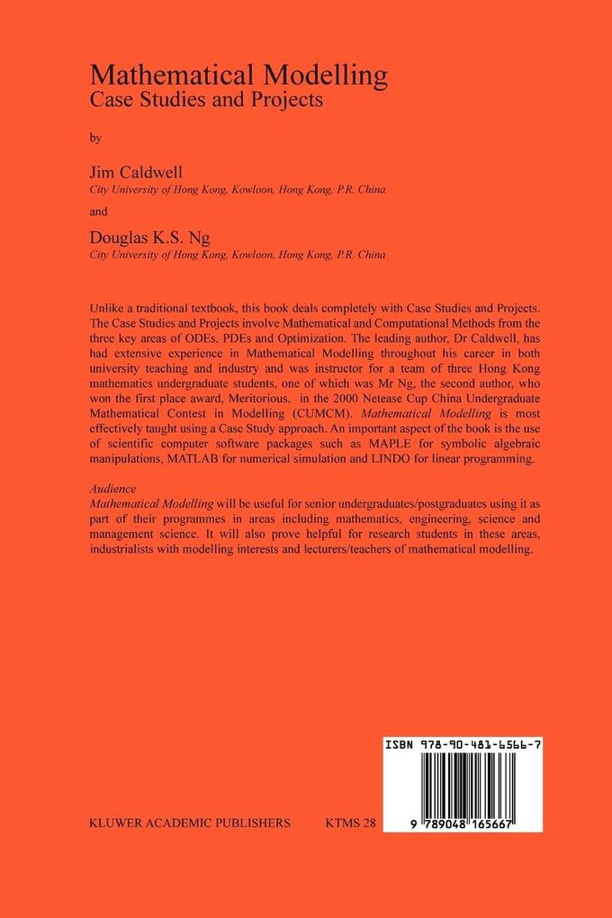 Weitere Ansicht: Mathematical Modelling | J. Caldwell, Douglas K. S. Ng