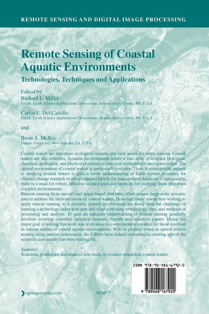 Weitere Ansicht: Remote Sensing of Coastal Aquatic Environments